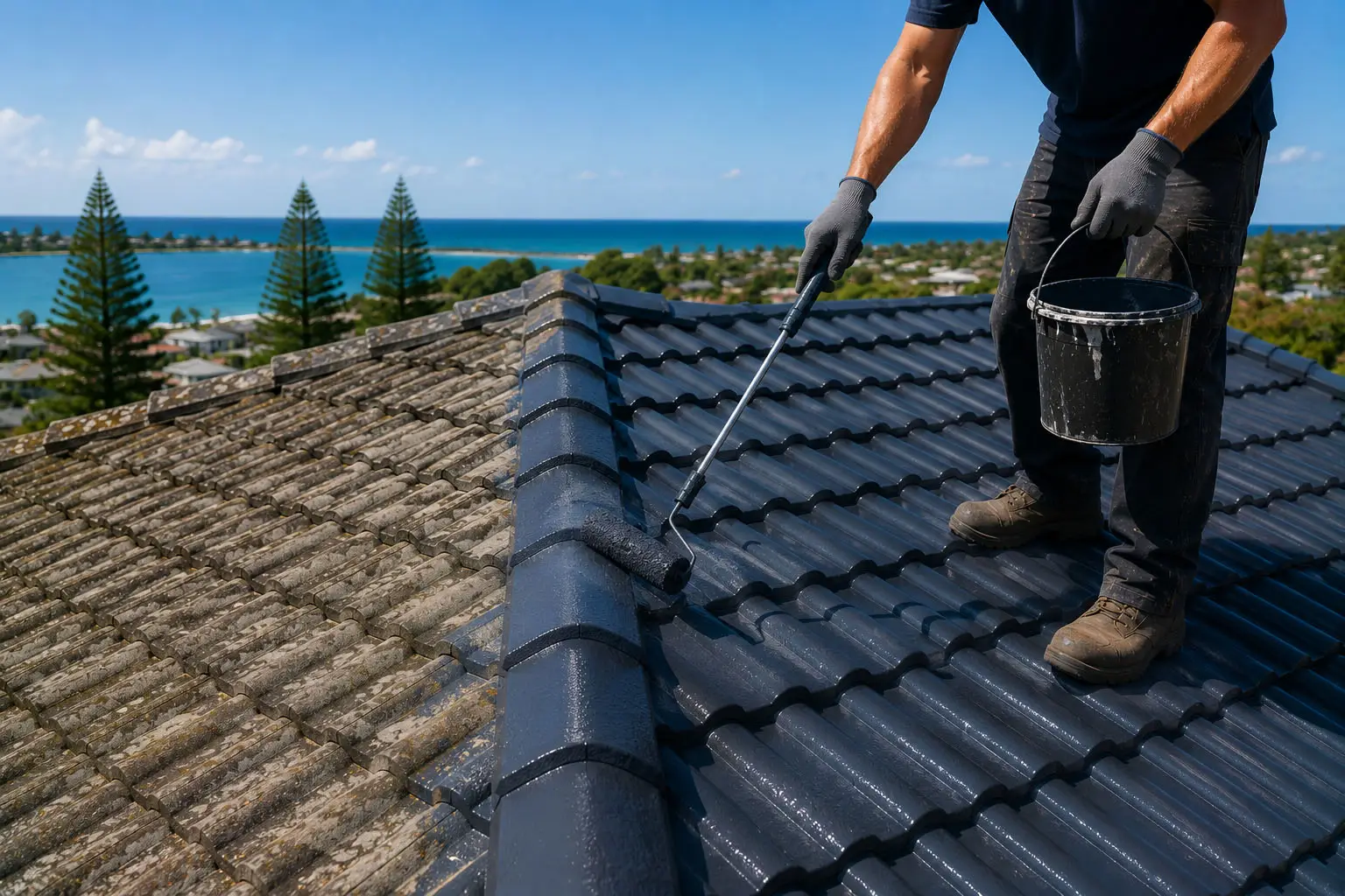 Roof Painting Services - Port Macquarie