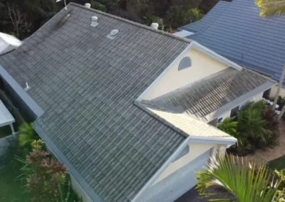 Roof restoration Port Macquarie completed roof restoration - before